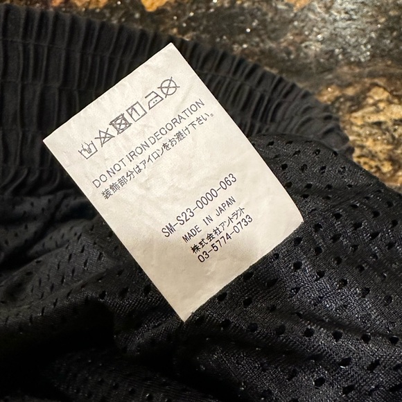 Saint Michael Black Sting Float Satin Boxing Shorts - Picture 9 of 9